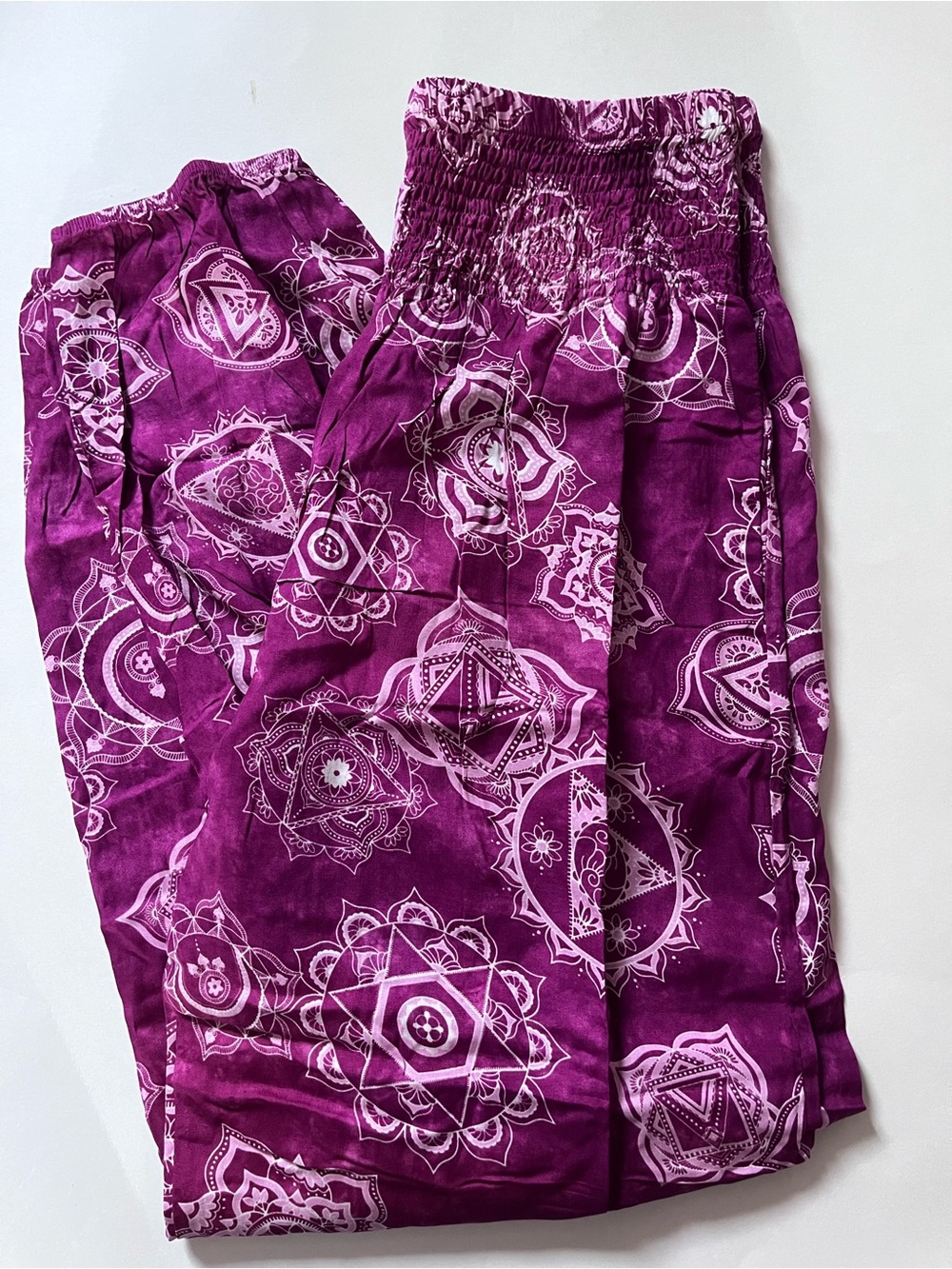 Magenta Chakra Jogger Style Classic Harem Pants